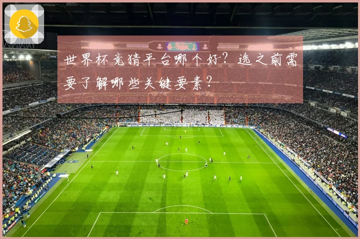 世界杯竞猜平台哪个好？选之前需要了解哪些关键要素？