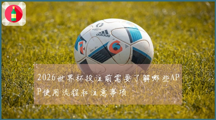 2026世界杯投注前需要了解哪些APP使用流程和注意事项