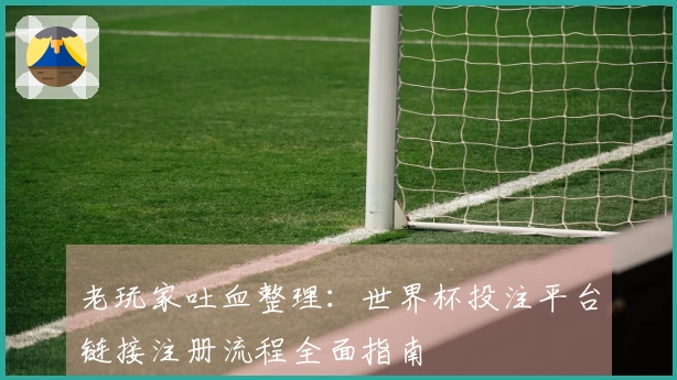 老玩家吐血整理：世界杯投注平台链接注册流程全面指南
